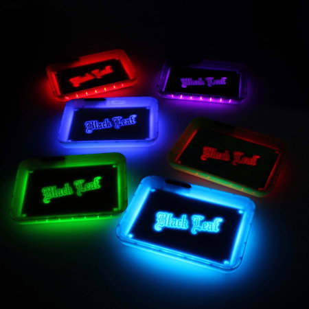 Tava de rulat 'Black Leaf', LED, Verde [1]