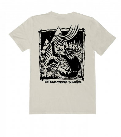 Tricou THTC Back to the Real - Canepa/Bumbac - Natural [1]