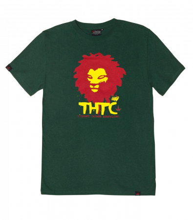 Tricouri - Tricou THTC Chant Down Babylon - Canepa/Bumbac - Verde