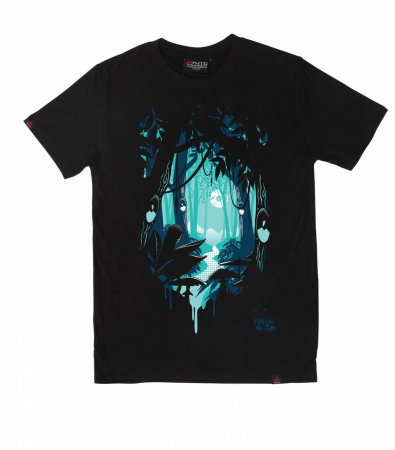 Imbracaminte - Tricou THTC Deep Forest - Canepa/Bumbac - Negru