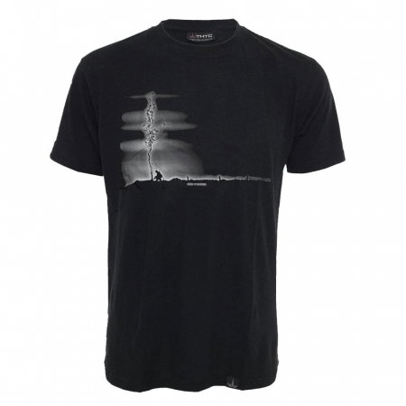 Imbracaminte - Tricou THTC Herb N Warrior - Canepa/Bumbac - Negru