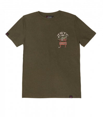 Tricouri - Tricou THTC Mountain Life - Canepa/Bumbac - Negru