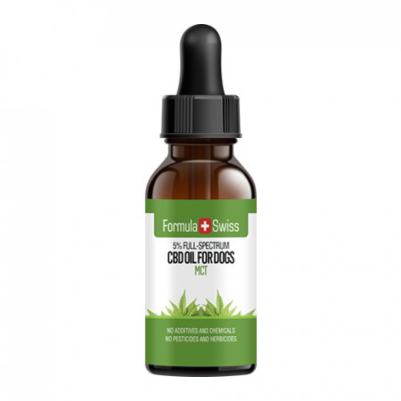Ulei CBD pentru Animale - Ulei CBD 5%, 500mg, Premium, Natural, pentru Caini, 10ml