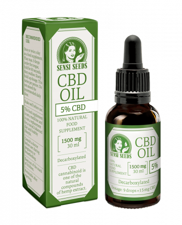 Lichidare Stoc - Ulei de Canabis CBD 5%, 1500mg, 30ml