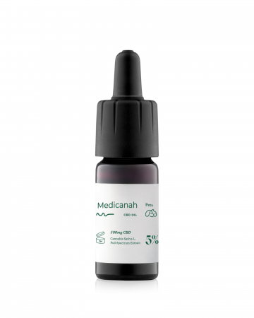 Ulei de Canabis CBD 5%, 500mg, Caini si Pisici, Full Spectrum, Medicanah, Aroma Sunca, 10ml [2]