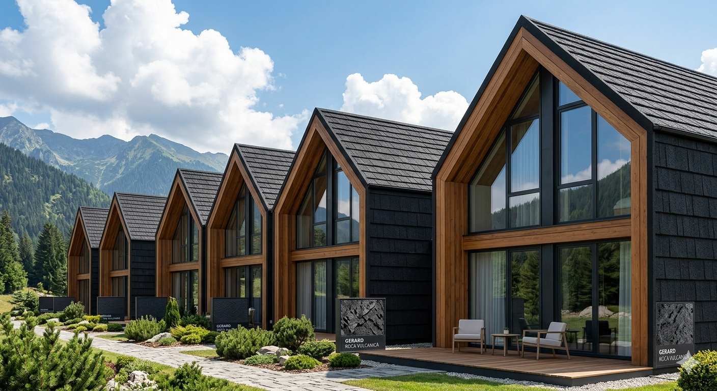 Acoperișul viitorului: De ce țigla metalică cu rocă vulcanică GERARD Elegant este alegerea perfectă pentru casele moderne