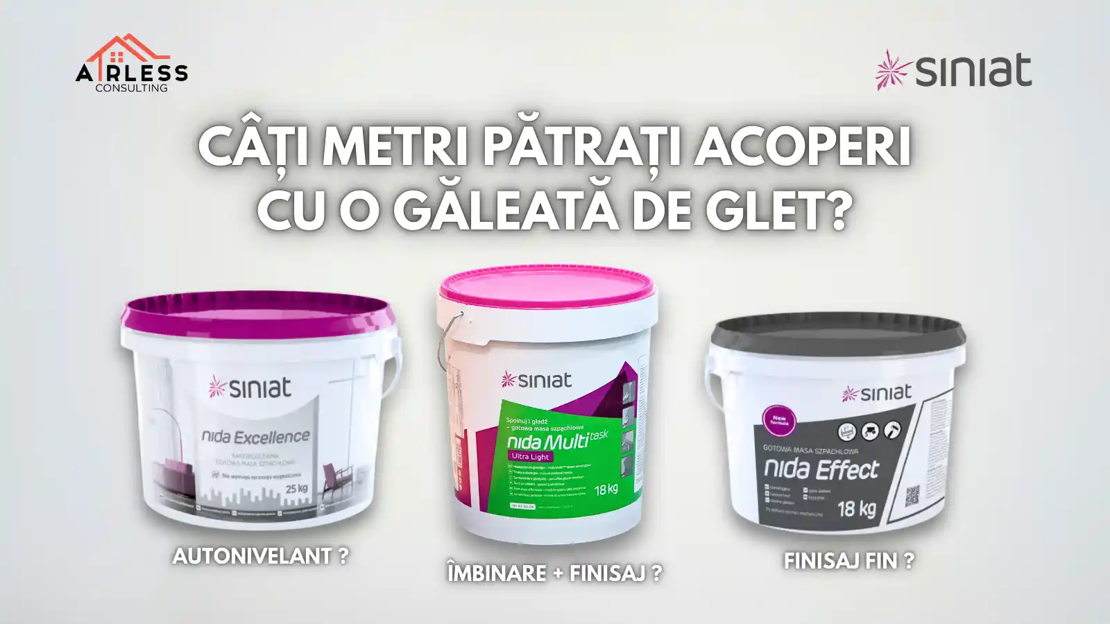 Glet gata preparat Siniat – ghid complet