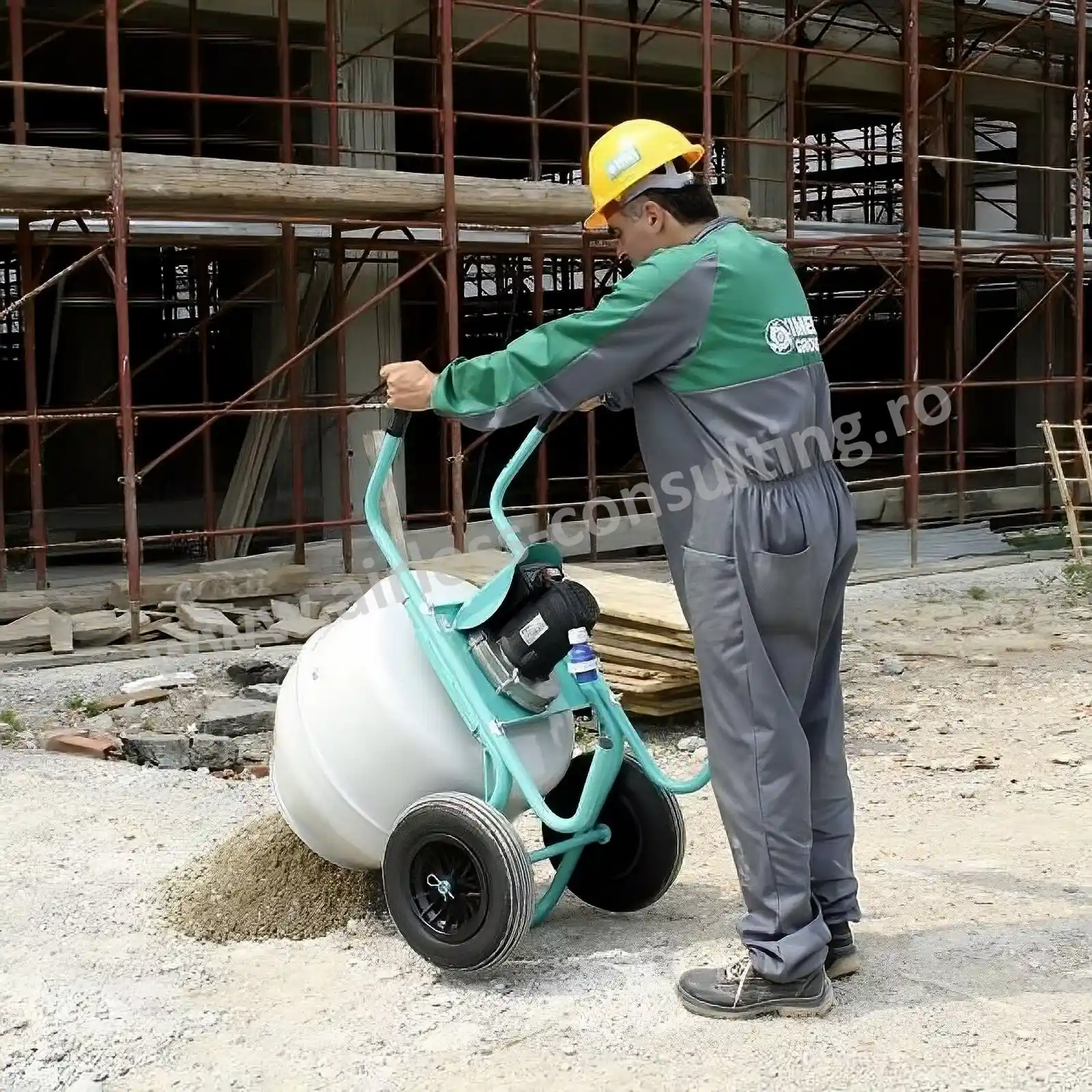 Betoniera profesionala, Rollbeta 130, IMER, 230V, 0.3 kW [8]