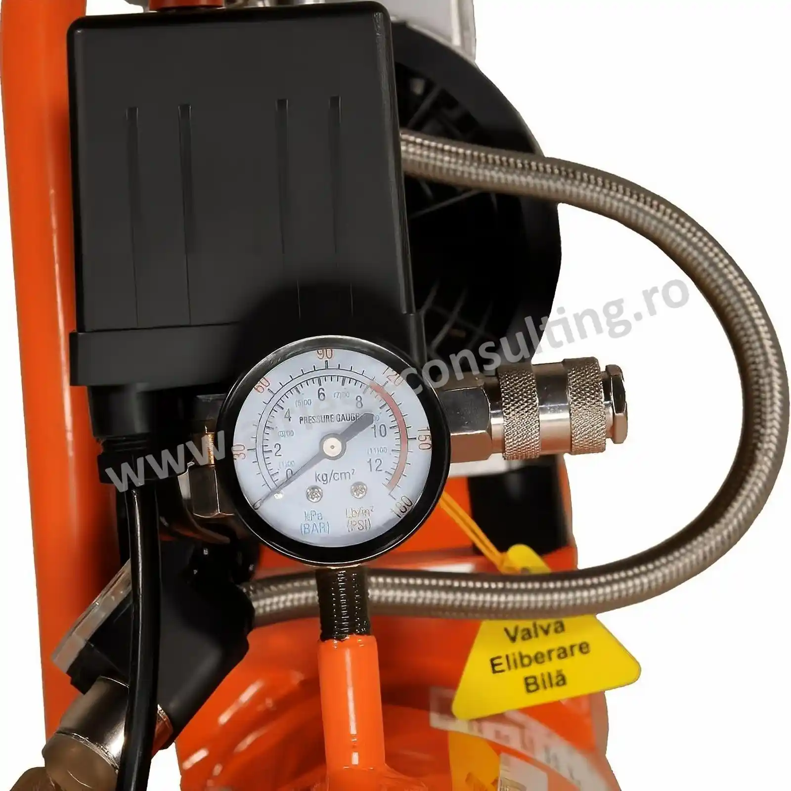 Compresor aer cu piston, SC008 009, fara ulei, debit aer 94 l/min, 8 bar, 230V [5]