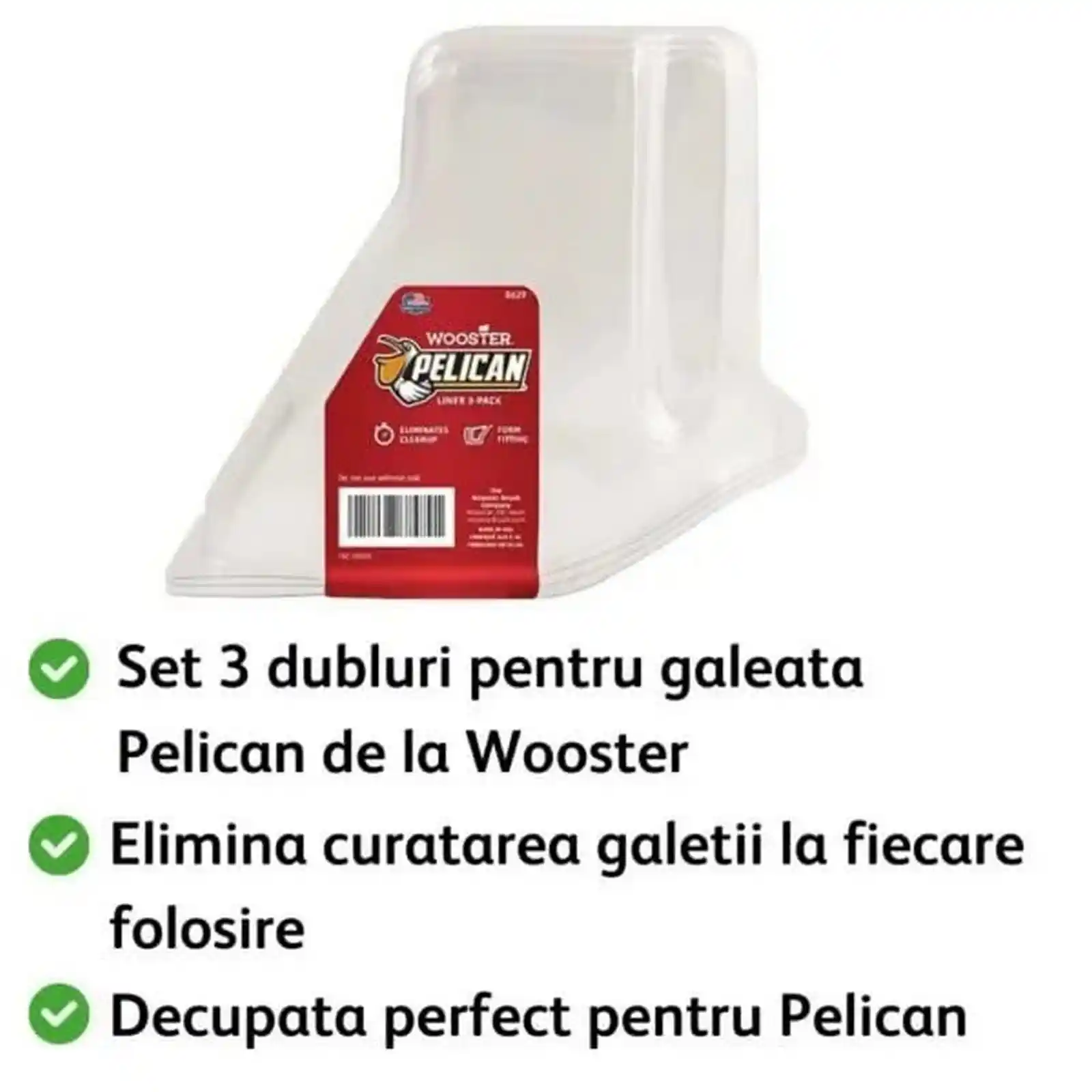 Dublura, recipient galeata de mana pentru vopsea Pelican Wooster [2]