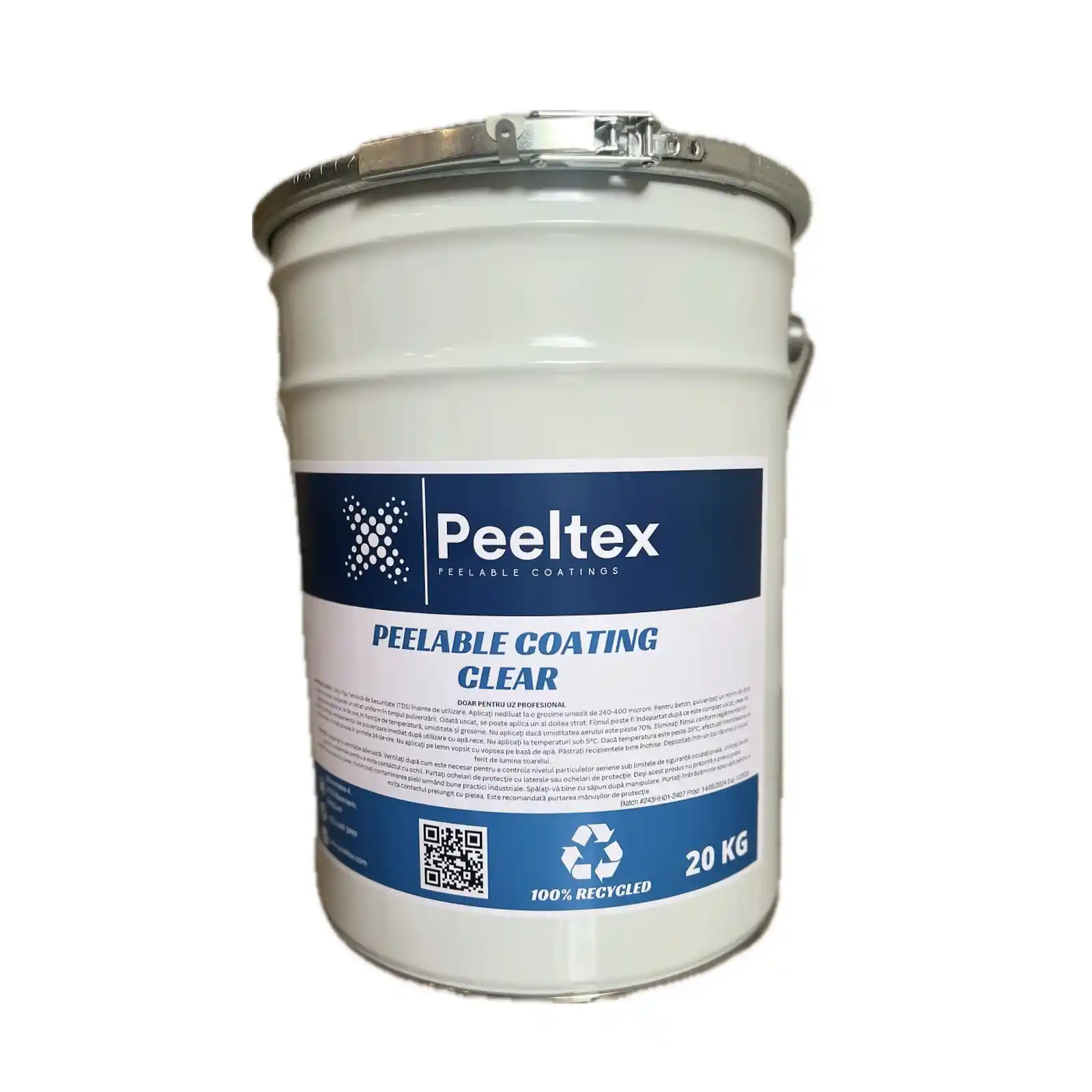Folie lichida, de protectie pentru interior, PEELTEX CLEAR, la palet 27 x 20 kg [2]