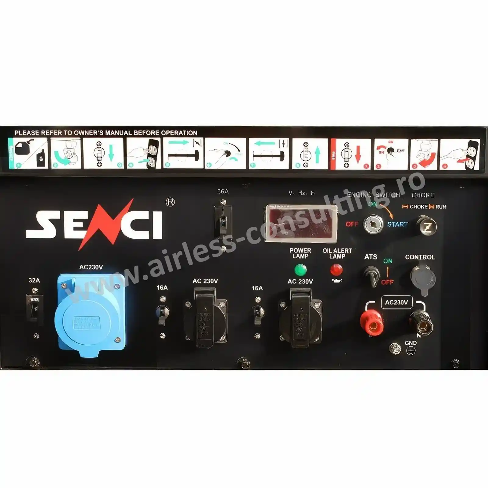 Generator de curent pe benzina, SC 18000 EVO, 17 kW, 230V [3]