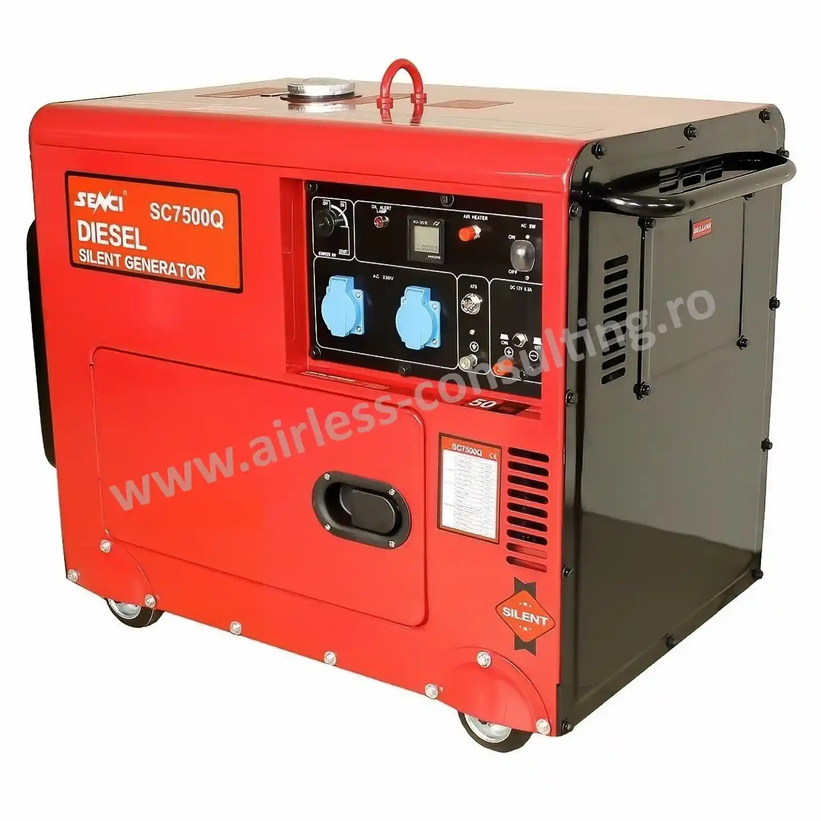 Generator rezidential de curent insonorizat, SC 7500Q, diesel, 6 kW, 230V [2]