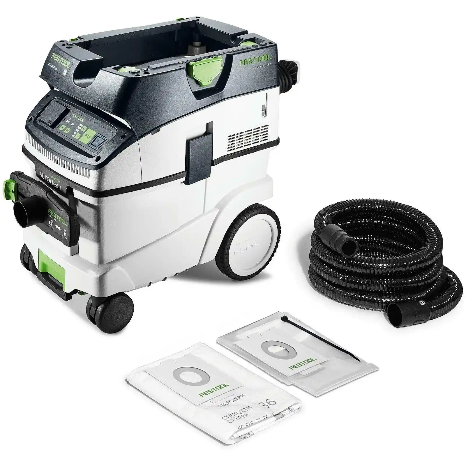 Girafa slefuitor si aspirator LHS-E, 225, EQ-CB, cu CTL 36-Set PLANEX, Festool [3]