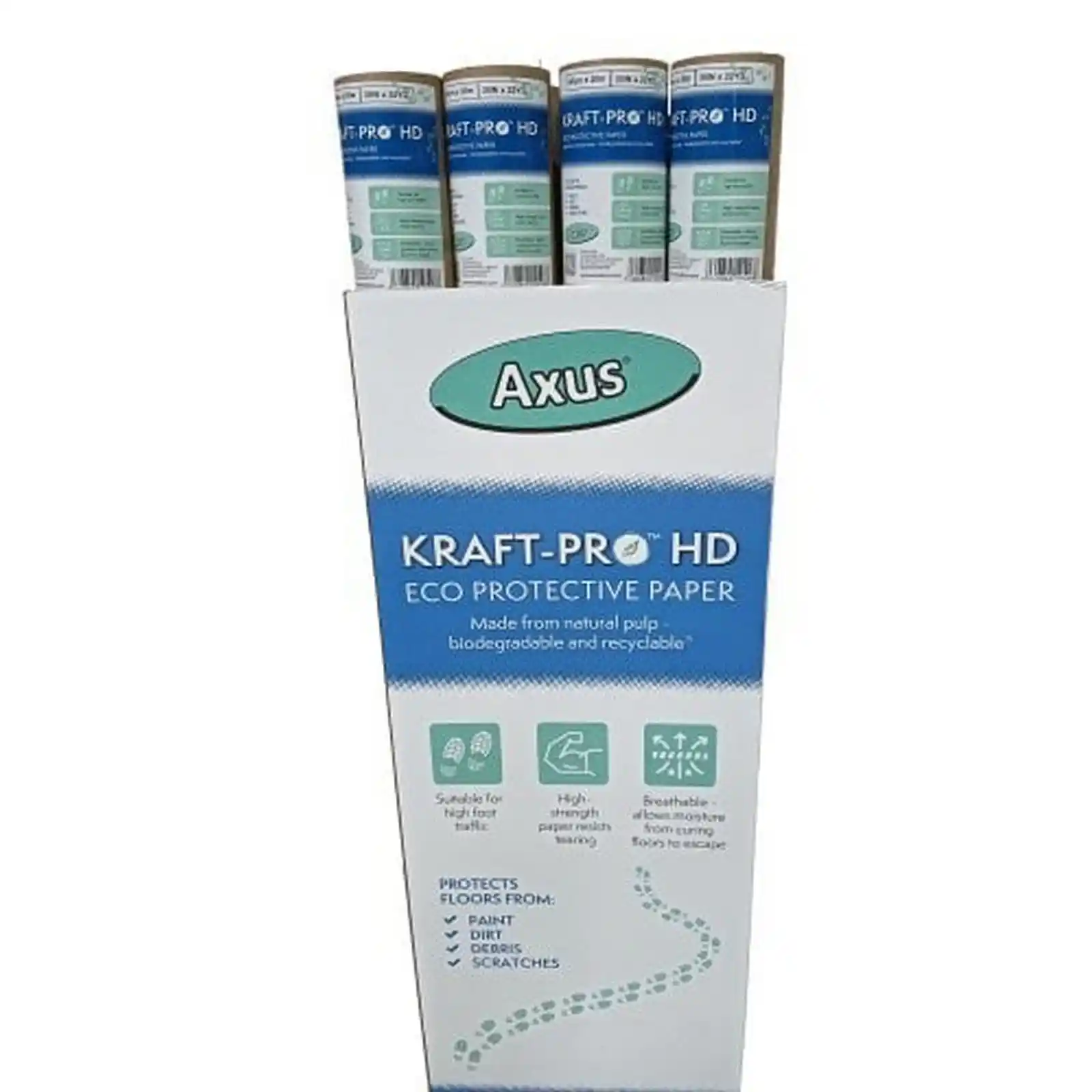 Hartie ecologica de protectie Kraft-Pro HD, 20 m x 90 cm , Axus [2]