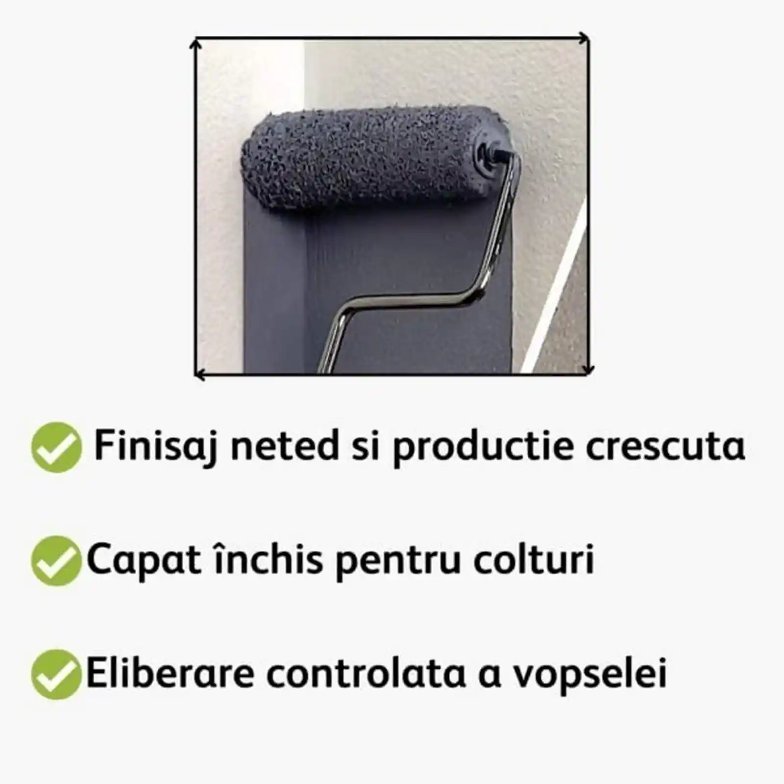 KIT Wooster cu trafalet de 11 cm, rezerva PRO DOO-Z, tava vopsea si pensula [3]