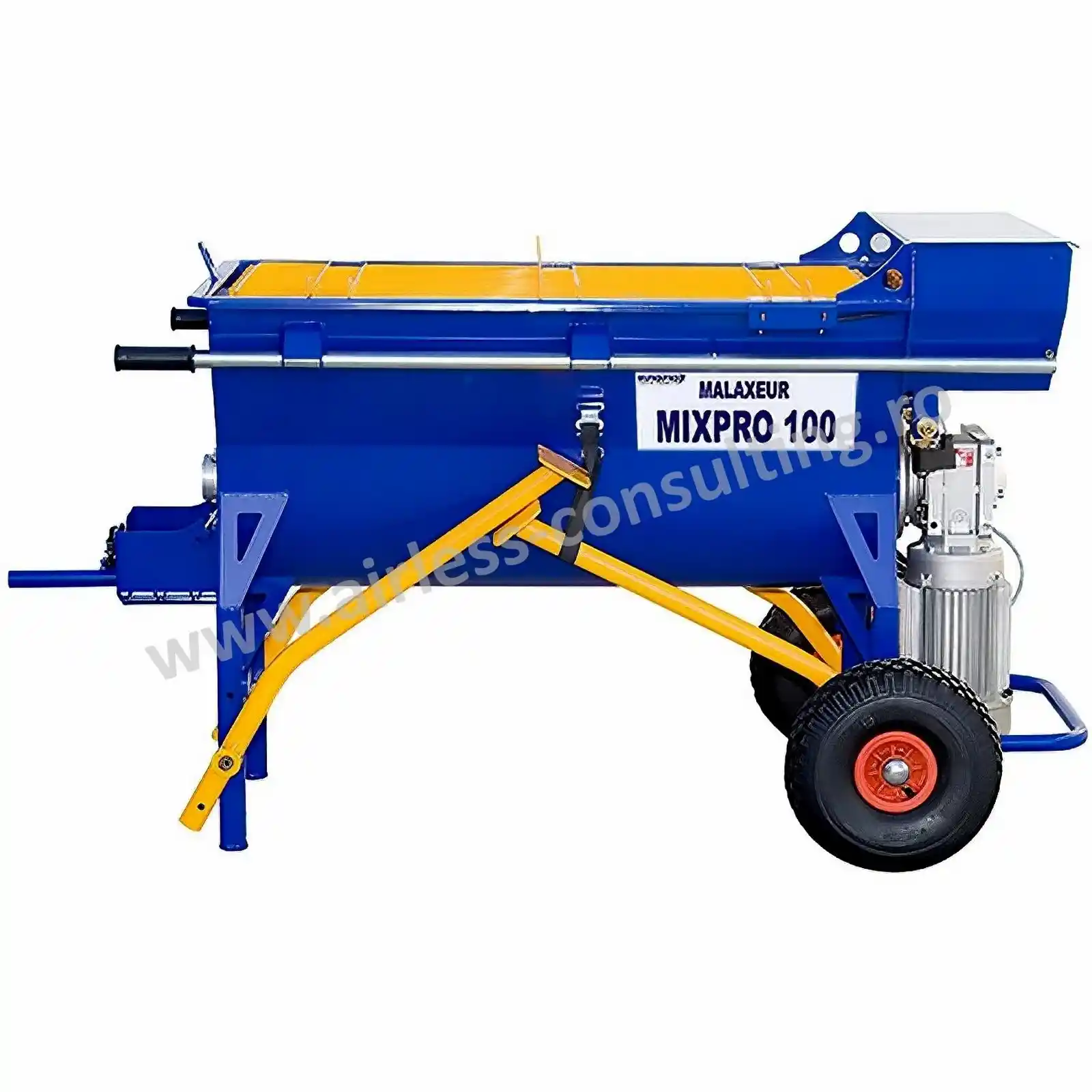Malaxor secvential de tencuiala, mortar, glet, adeziv, Euromair, MIXPRO 100, 230v, 100 litri [2]