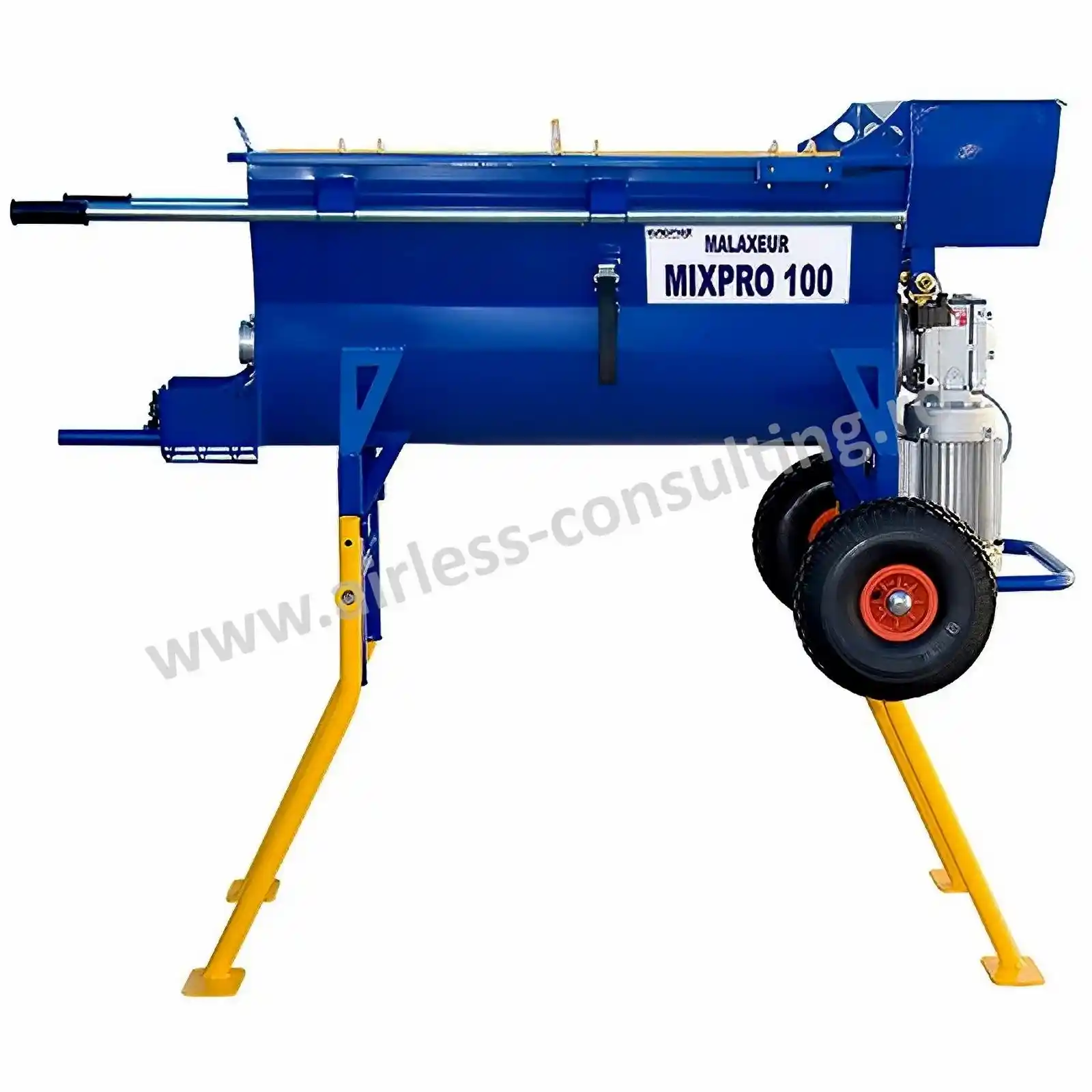 Malaxor secvential de tencuiala, mortar, glet, adeziv, Euromair, MIXPRO 100, 400v, 100 litri [3]