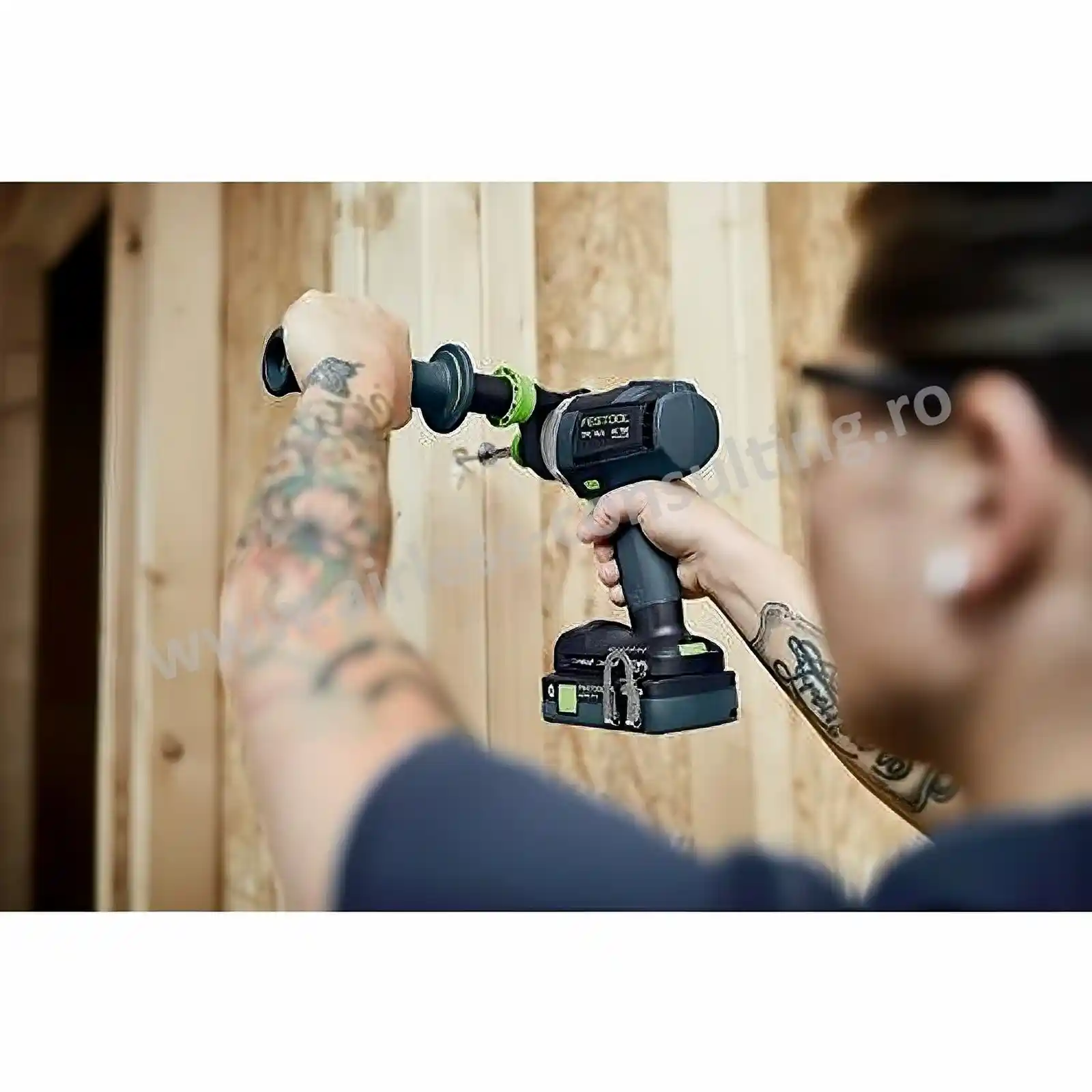 Masina de gaurit cu percutie, cu acumulator QUADRIVE TPC 18/4-Basic Festool [4]