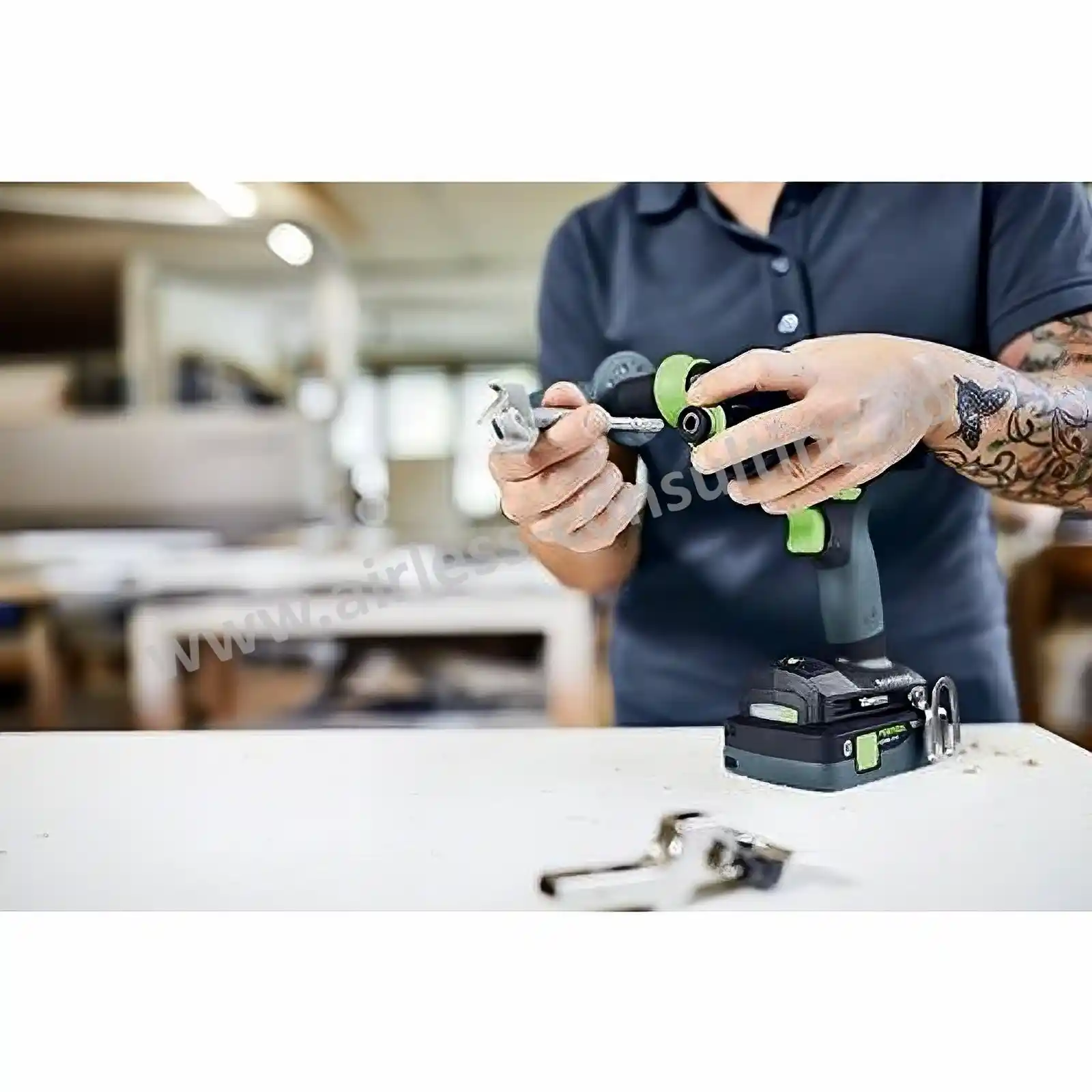 Masina de gaurit cu percutie, cu acumulator QUADRIVE TPC 18/4-Basic Festool [2]