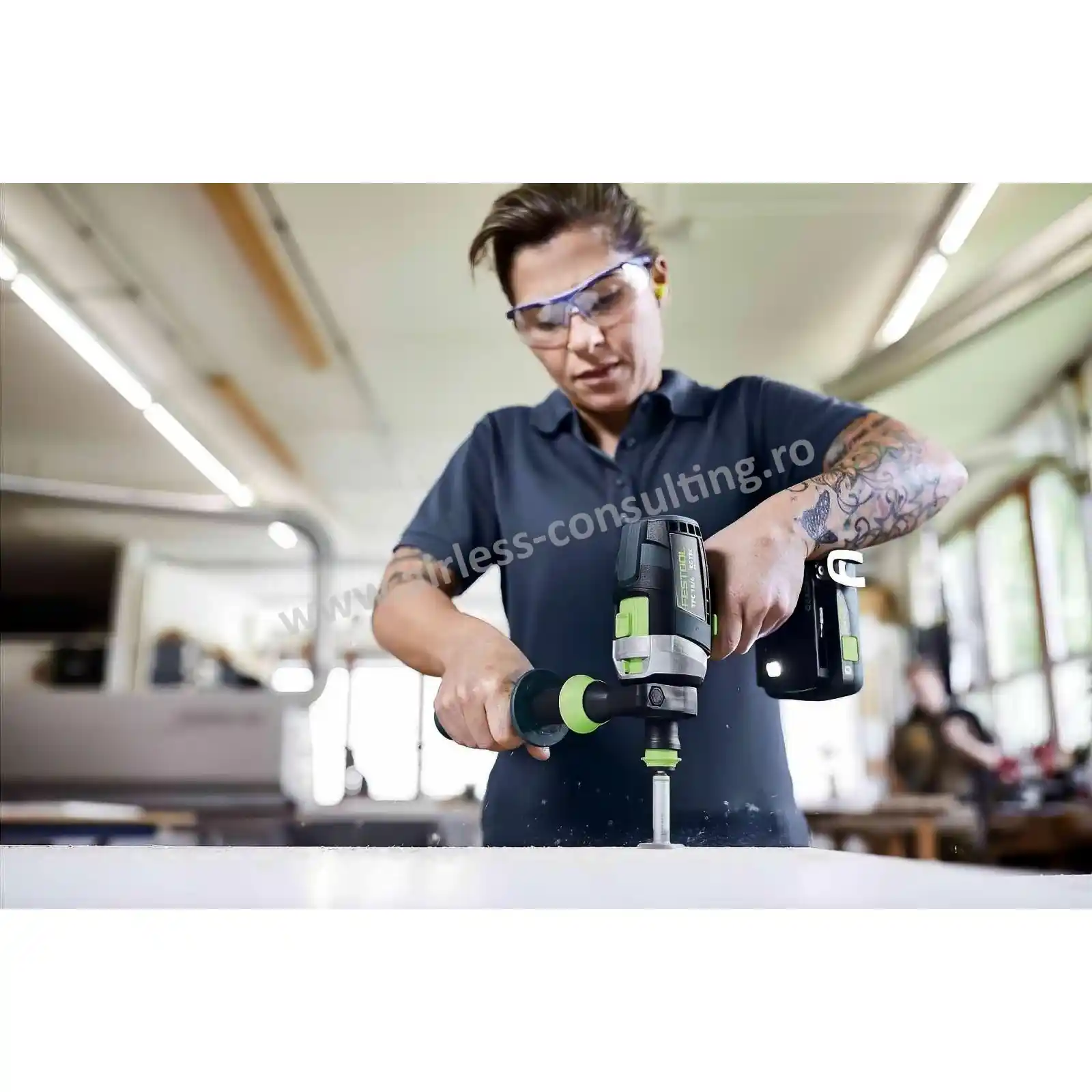 Masina de gaurit cu percutie, cu acumulator QUADRIVE TPC 18/4-Basic-Set Festool [10]