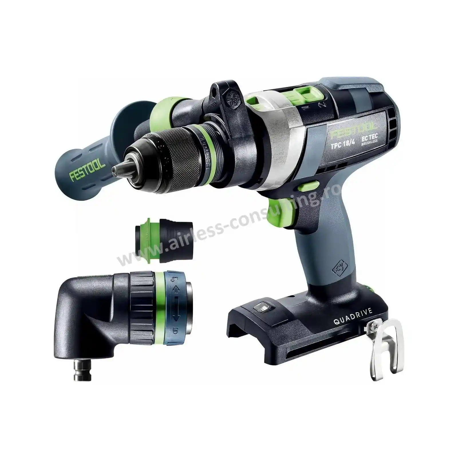 Masina de gaurit cu percutie, cu acumulator QUADRIVE TPC 18/4-Basic-Set Festool [2]