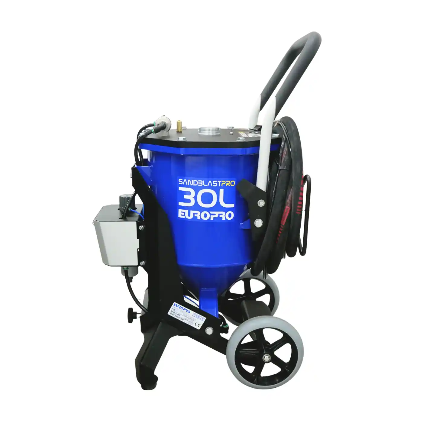 Masina de sablat SANDBLASTPRO, Euromair, cu compresor E 150 TH, sistem de racire, rezervor 30 litri [8]