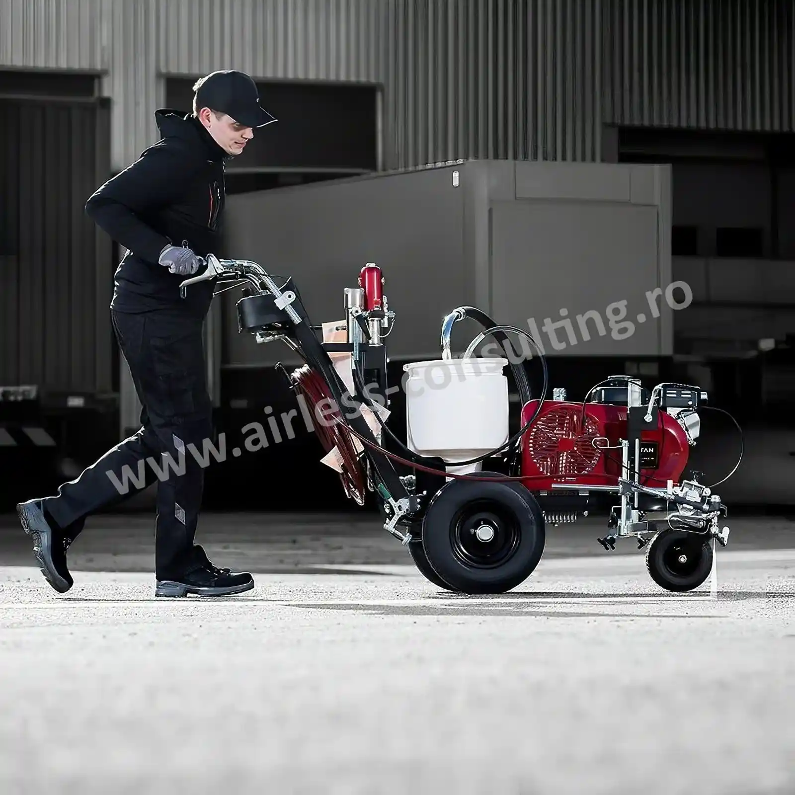 Masina Marcaj Rutier, Titan, PowerLiner 6955 Honda 4.8 cp [3]