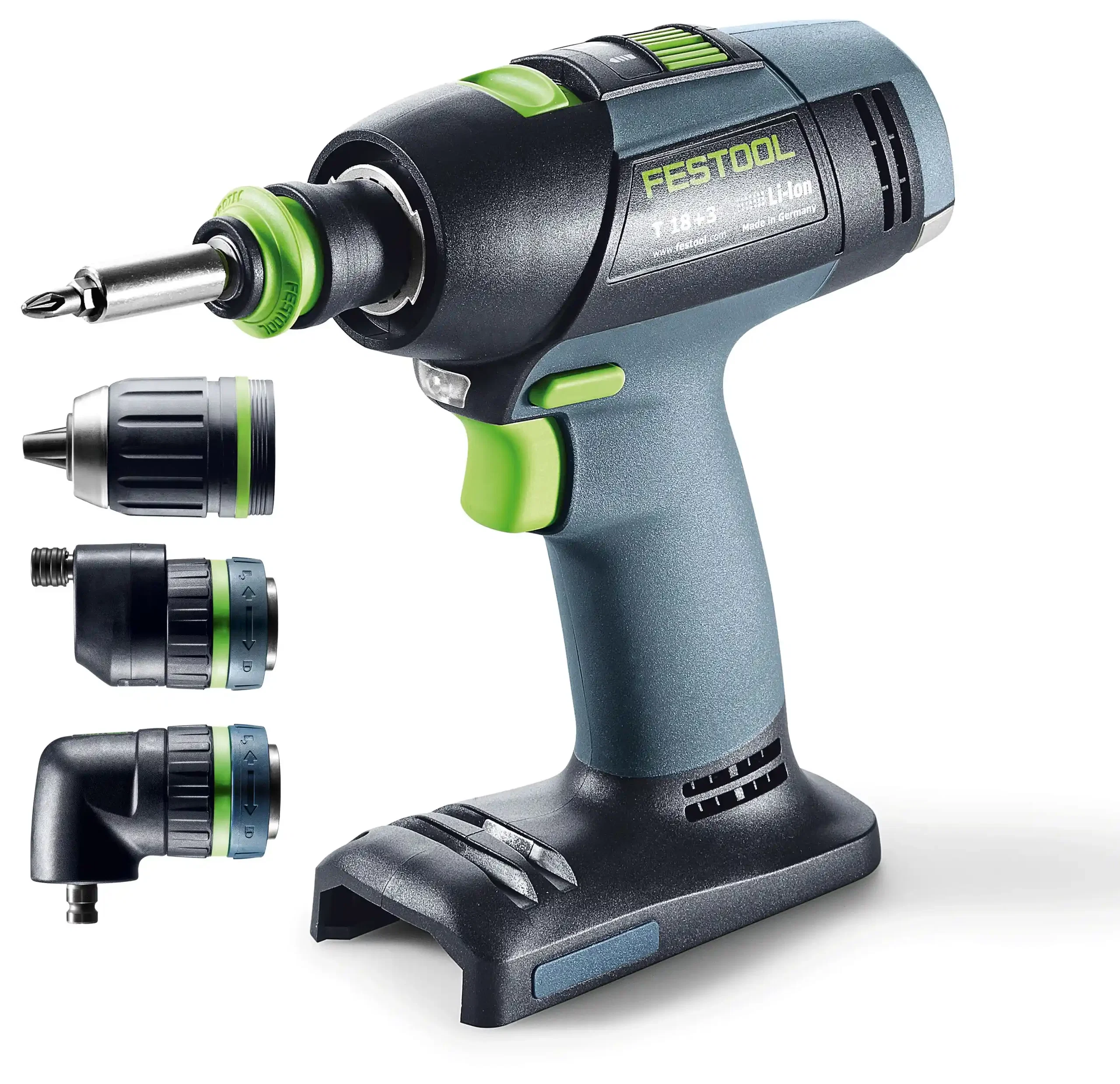 Masini de gaurit si insurubat cu acumulatori T18+3 Basic-Set, Festool [2]
