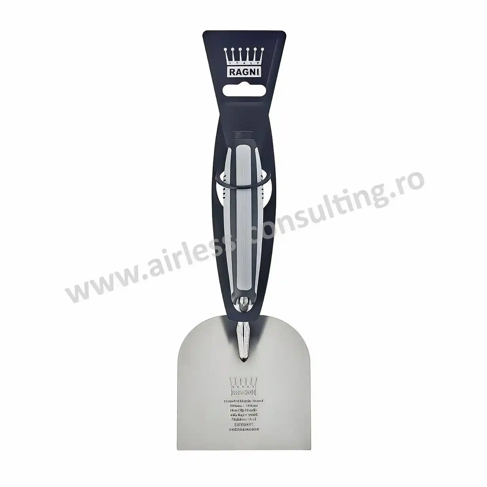 Mistrie profesionala dreapta 10—11 cm, Ragni, lama inox [2]