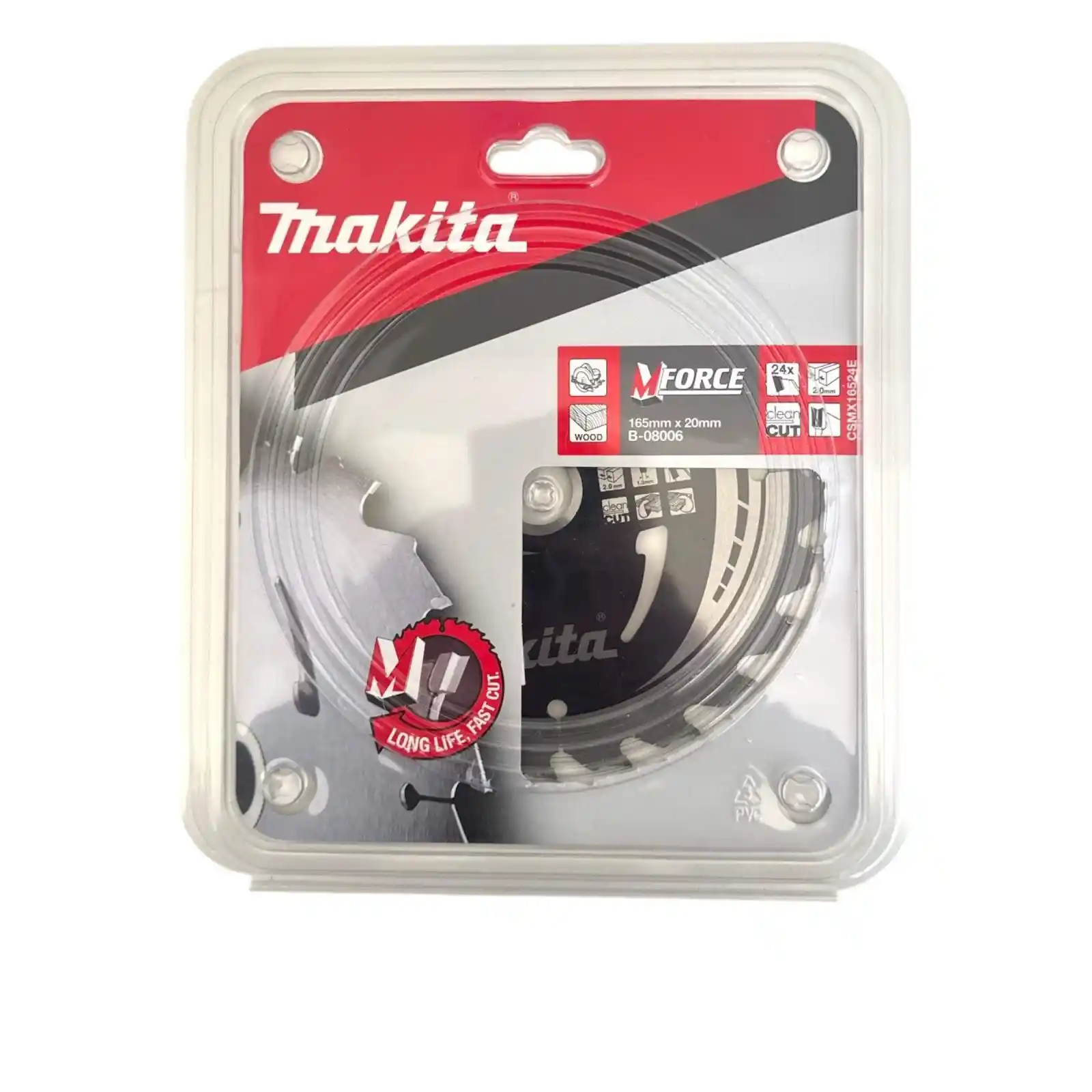 PANZA CIRCULAR MFORCE 165X20X1,2X24, Makita [2]