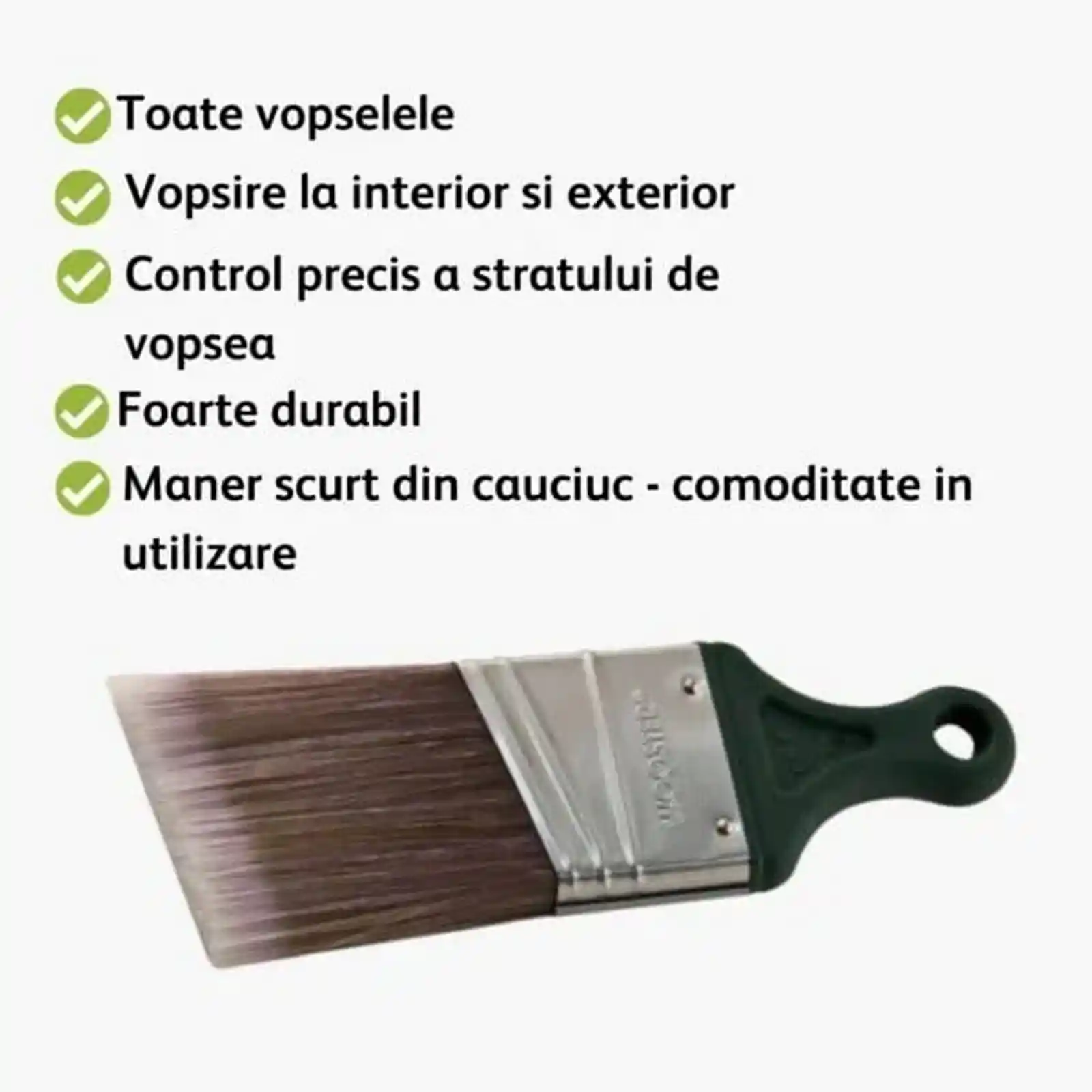 Pensula Ultra Pro Firm, 5 cm, Scurt, Wooster [2]