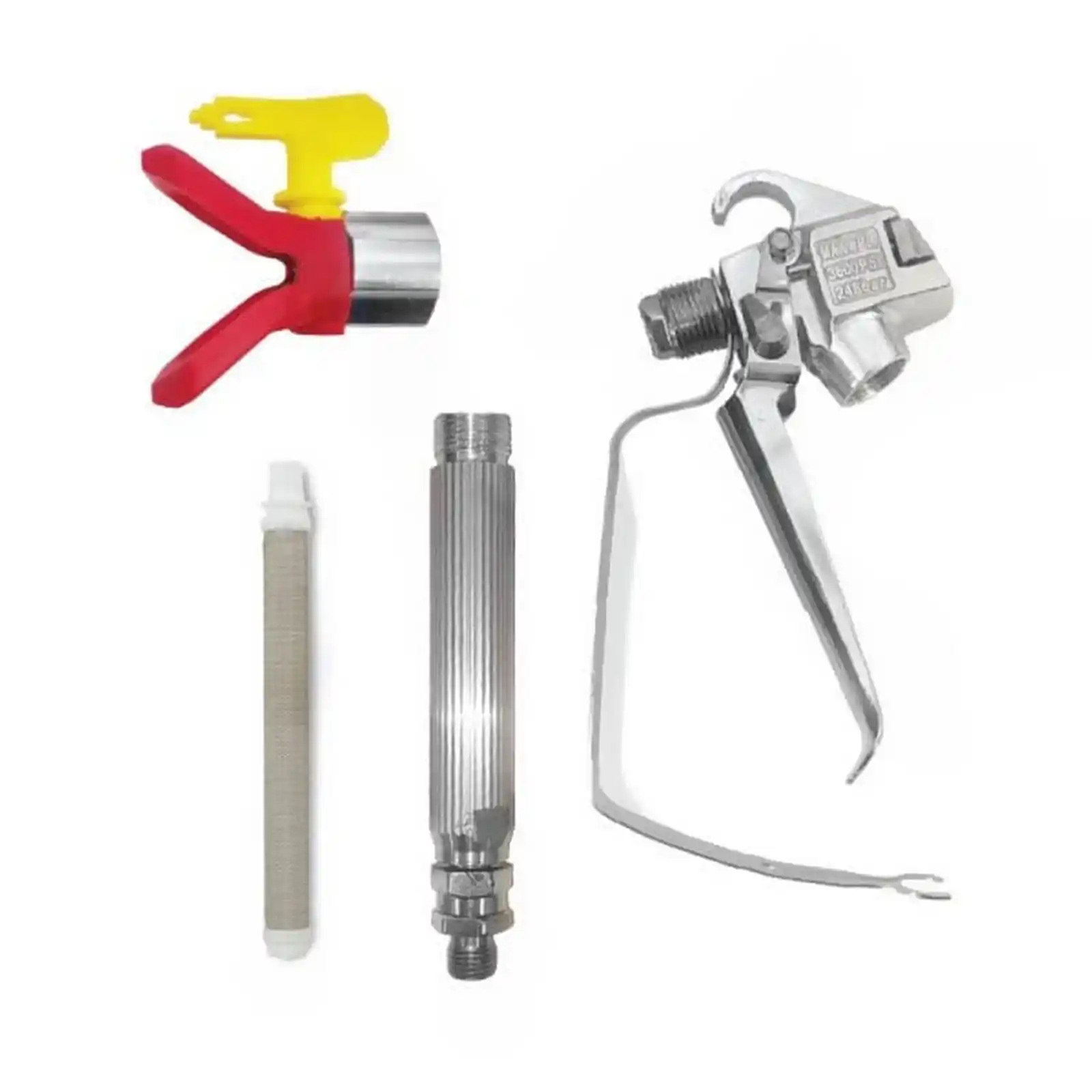 Pistol pentru zugravit, vopsit airless, cu filtru alb si duza 517 [2]