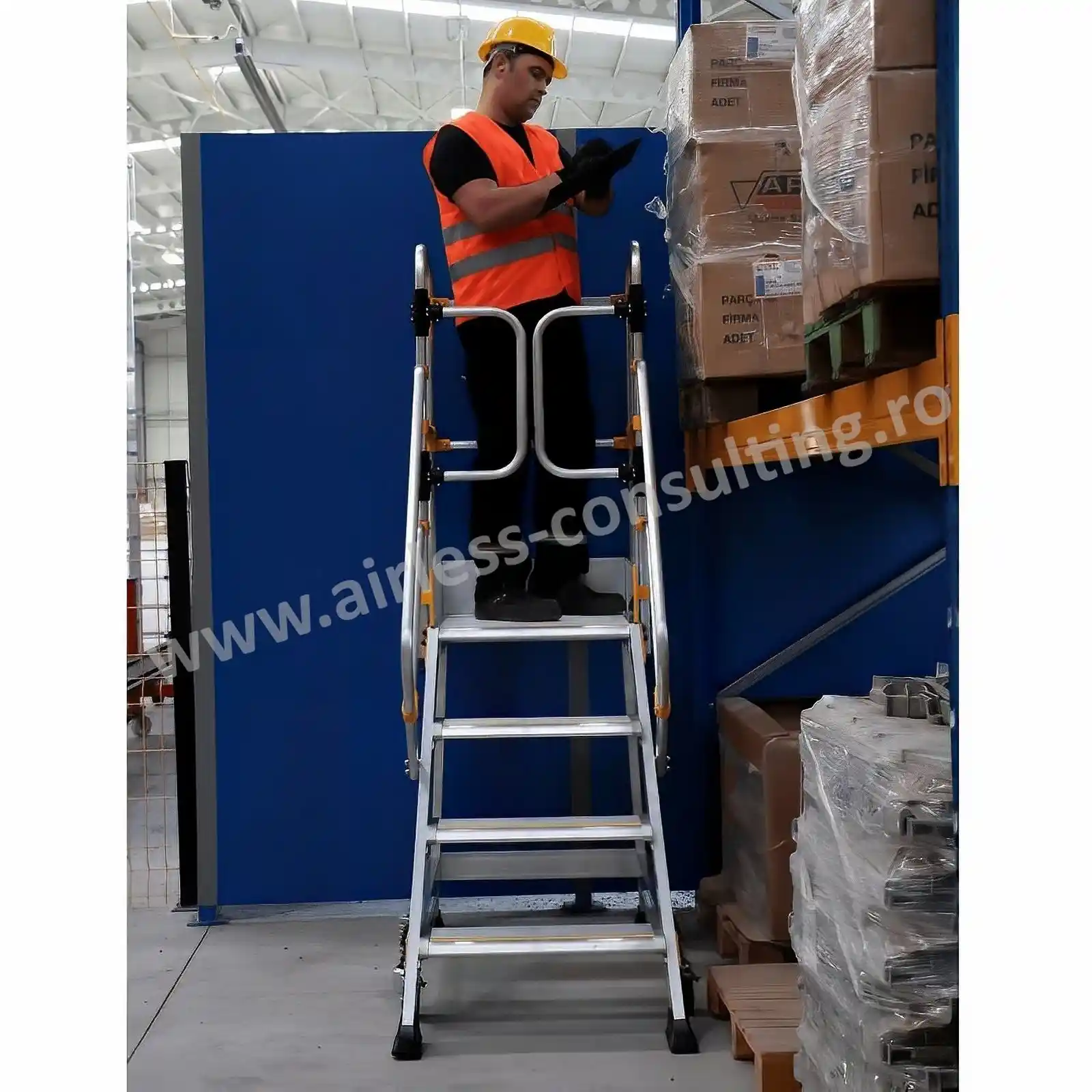Platforma mobila profesionala, aluminiu, Platform EP4, Bisonte, inaltime 3.05 m [2]