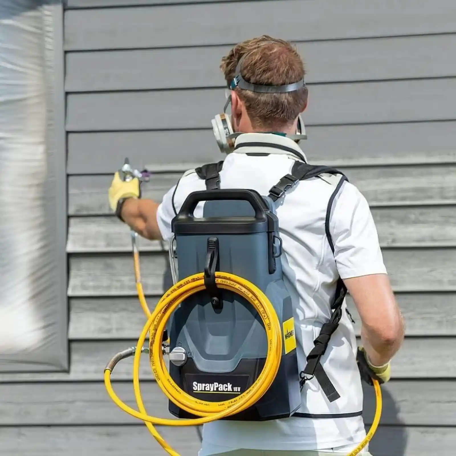 Pompa airless Wagner, SprayPack 18V, debit 0.9 l/min, lungime furtun 7.5m, duza maxima 0,017 " [4]