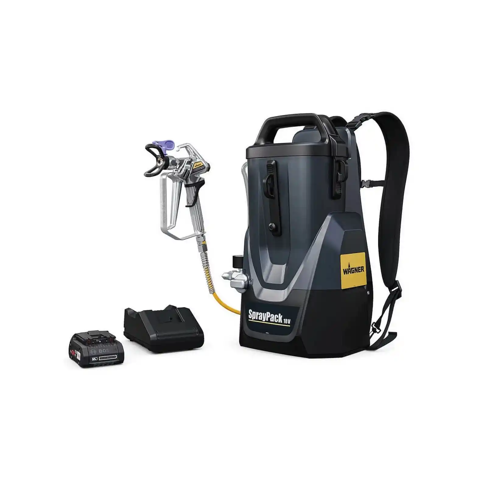 Pompa airless Wagner, SprayPack 18V, debit 0.9 l/min, lungime furtun 7.5m, duza maxima 0,017 " [2]