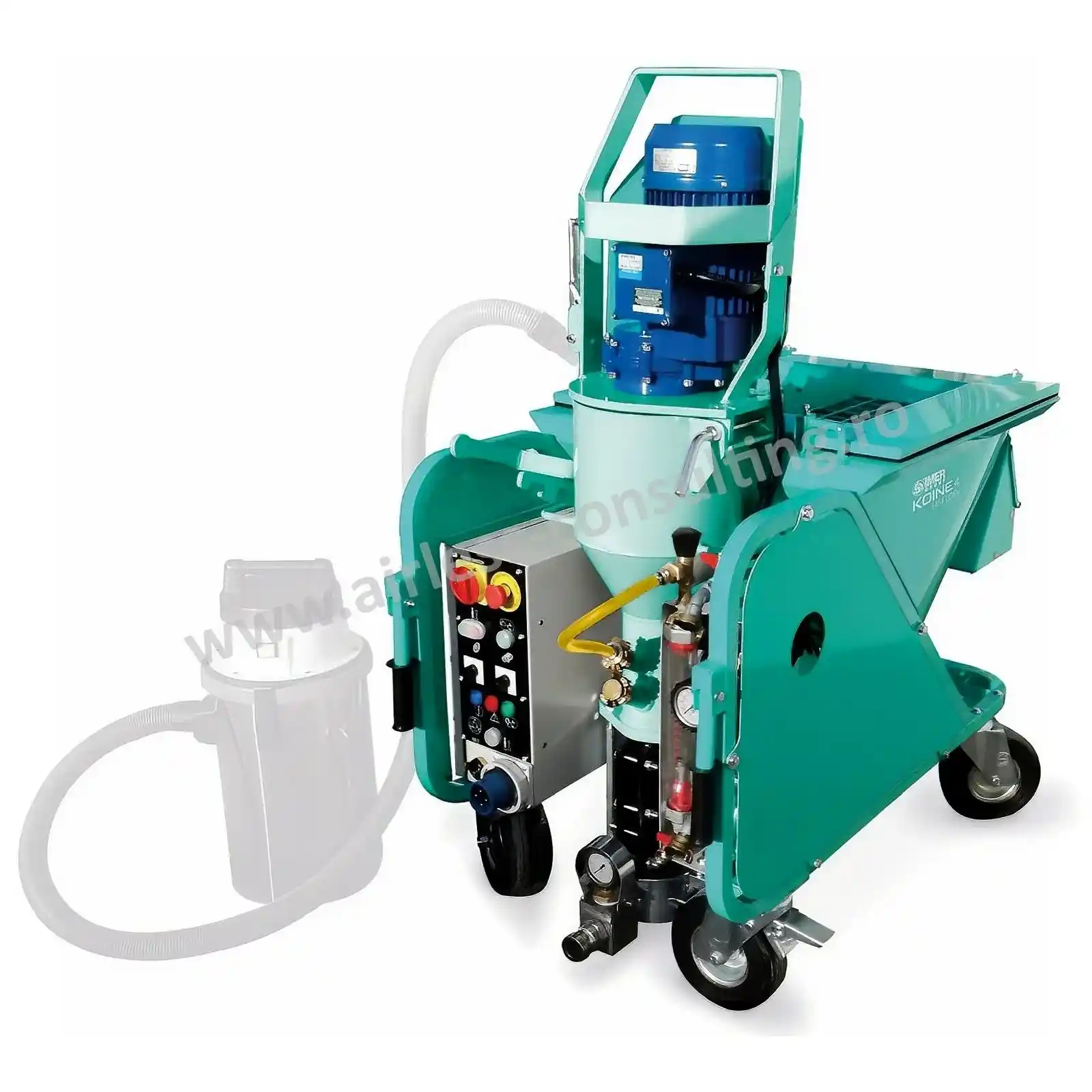 Pompa de tencuit si sapa autonivelanta trifazica, IMER Koine 4 Hi FLOW, 400v, 6.8 kW [4]