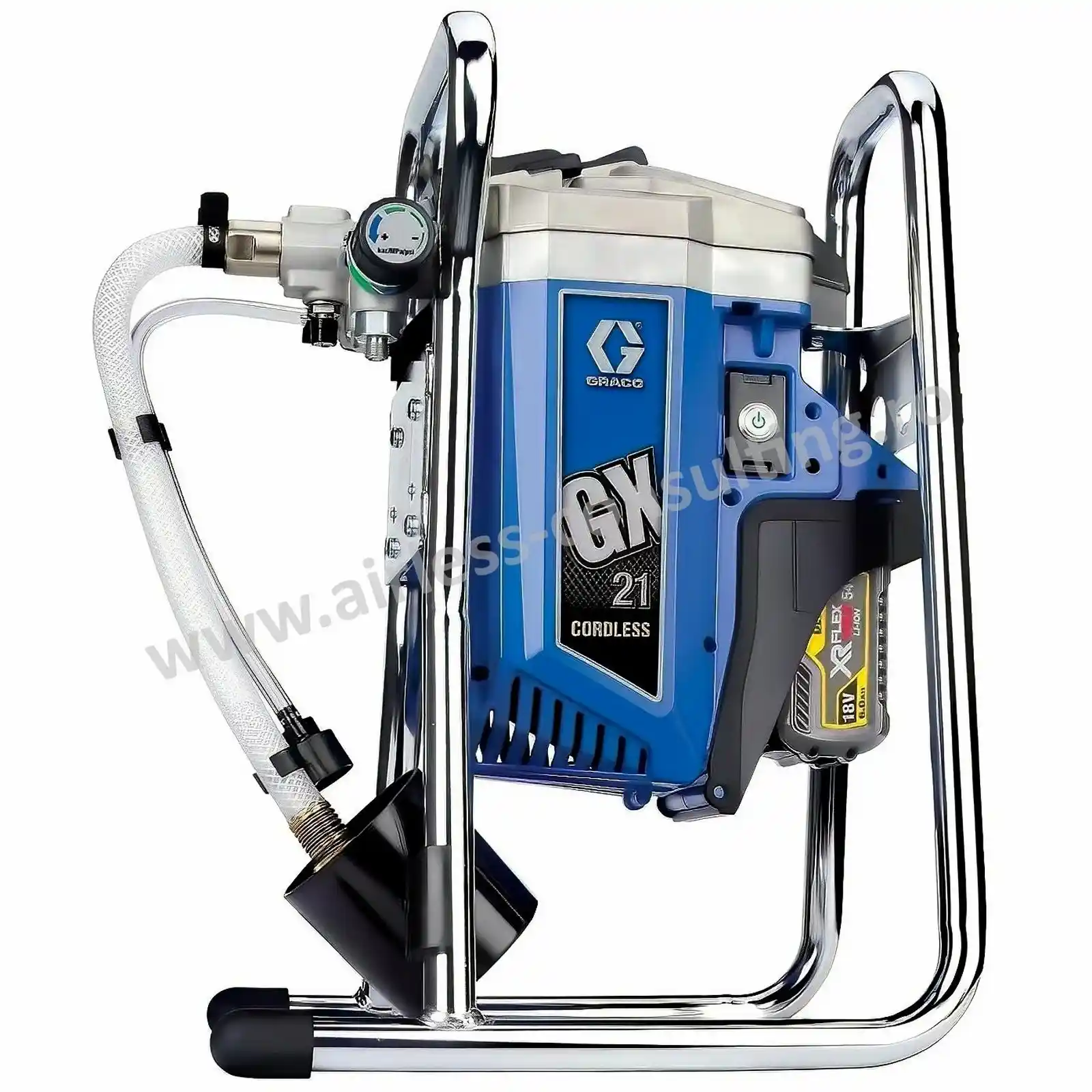 Pompa de zugravit, vopsit, Graco, GX 21, 1.8 l/min, cu acumulator DEWALT 18V [2]