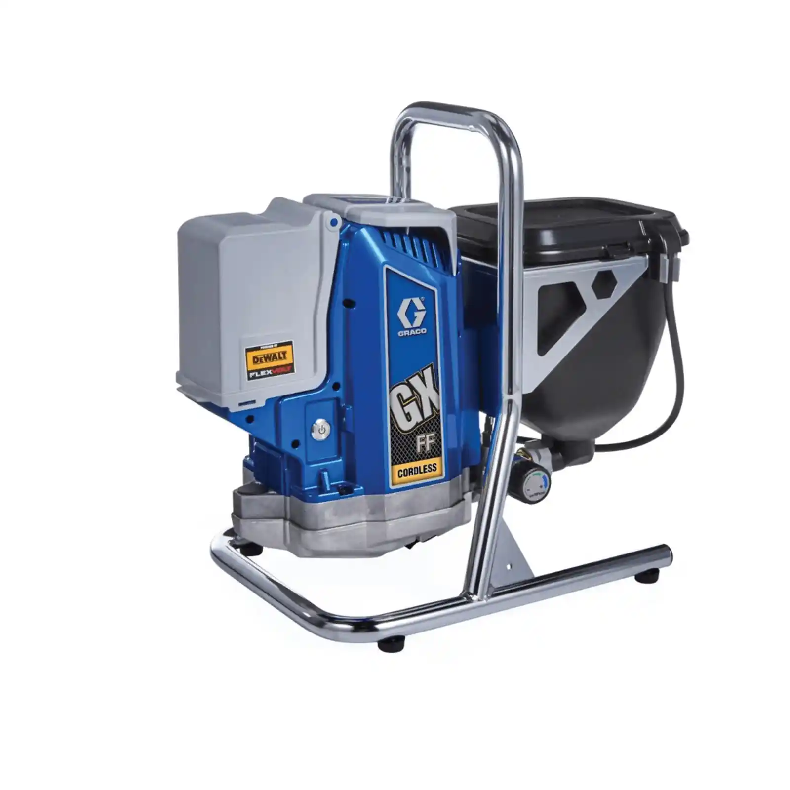 Pompa de zugravit, vopsit, Graco, GX FF 1.5 l/min, cu acumulator DEWALT 18V [3]