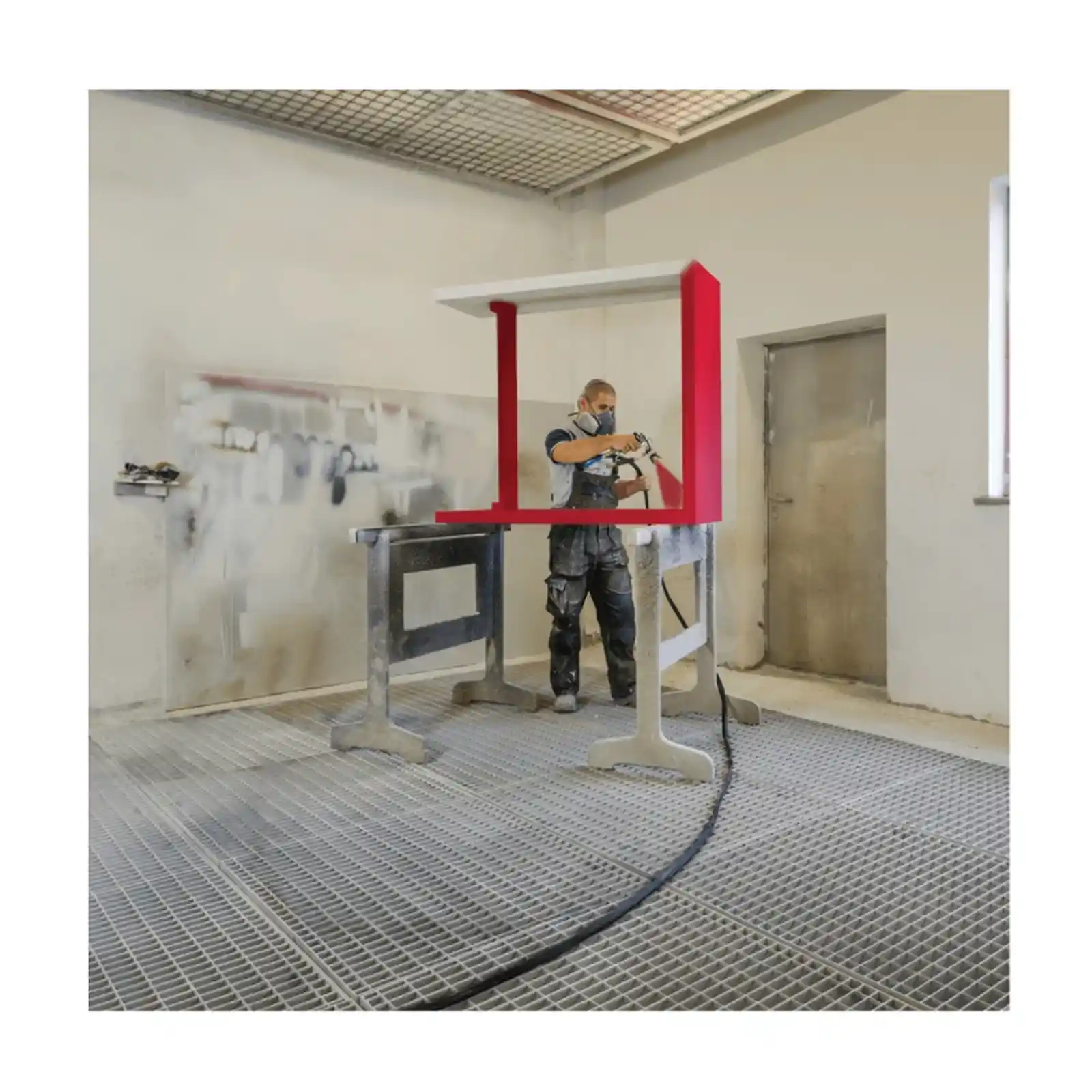 Pompa industriala de vopsit, metal si lemn, Wagner, WildCat 18-40 Spraypack Cart, debit 2.4 l/min [2]