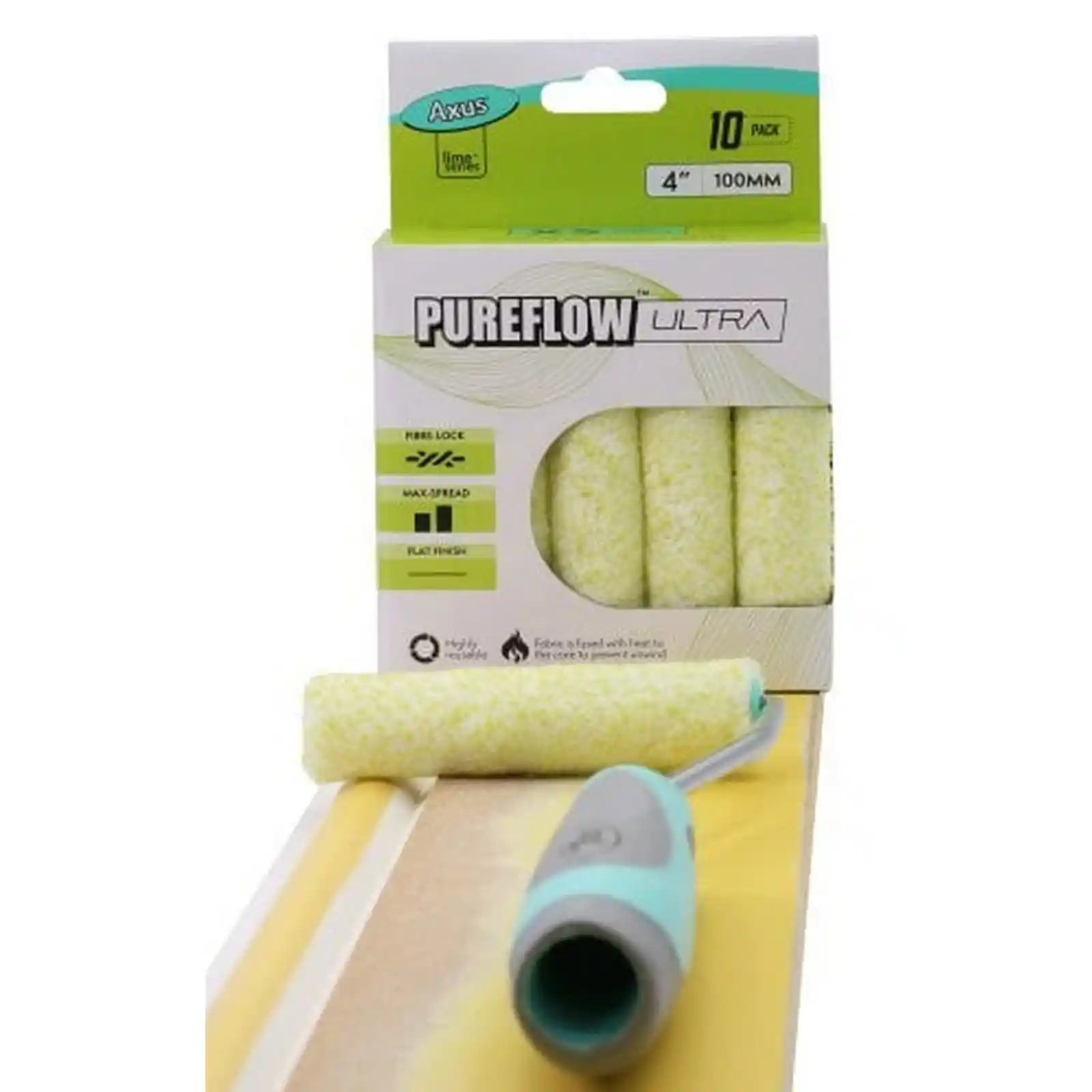 Rola trafalet Pureflow Ultra, 10 cm; pachet de 10, Axus [2]