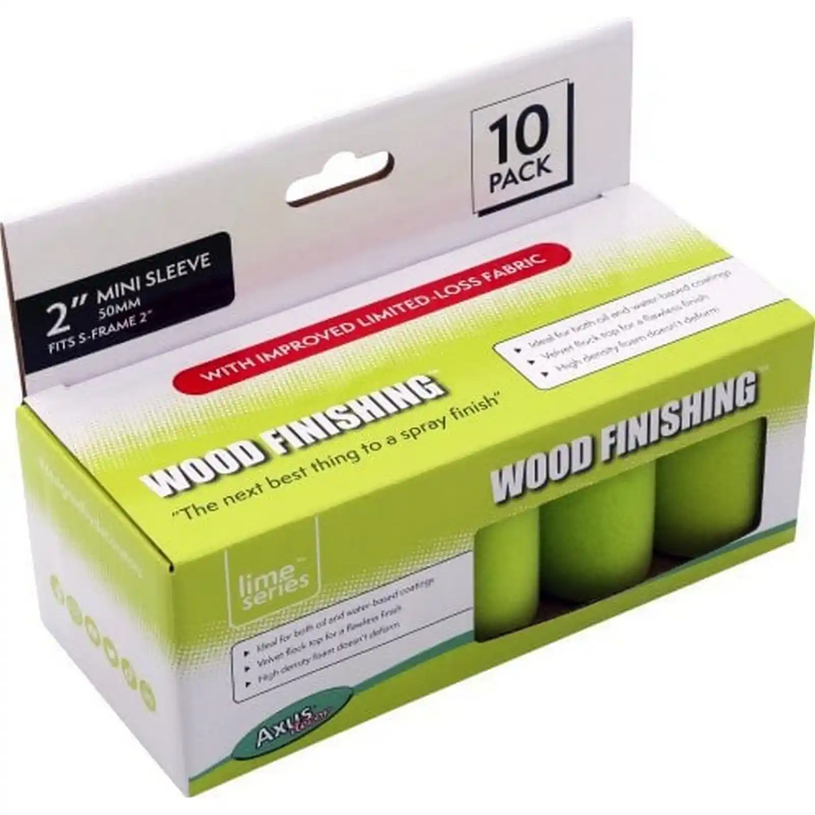 Rola trafalet Wood Finishing, 5 cm; pachet de 10, Axus [2]