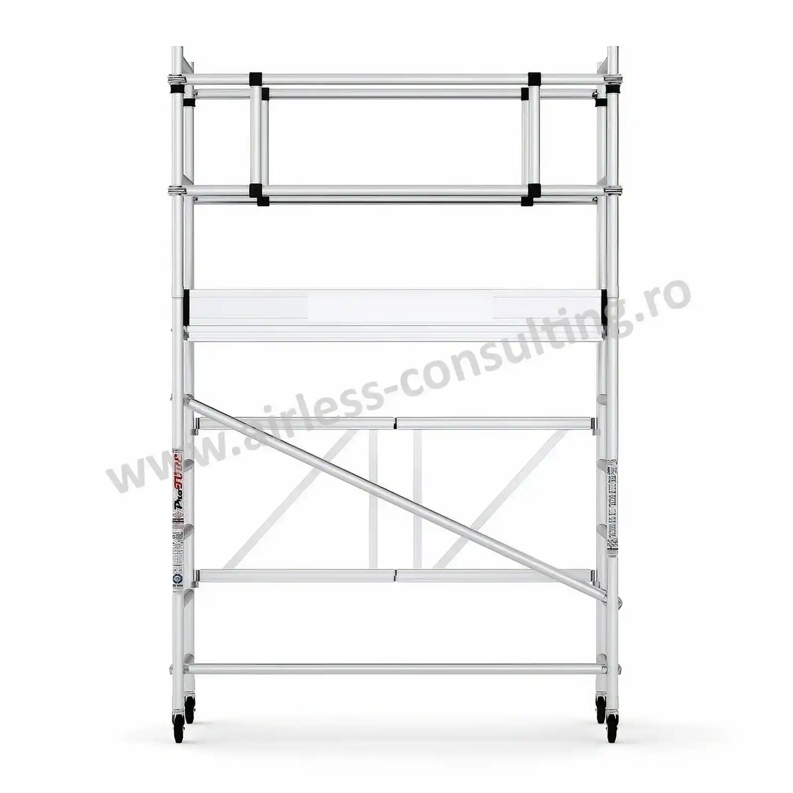 Schela mobila profesionala, aluminiu, ProTUBE F180, Bisonte, inaltime 3.6 m [2]