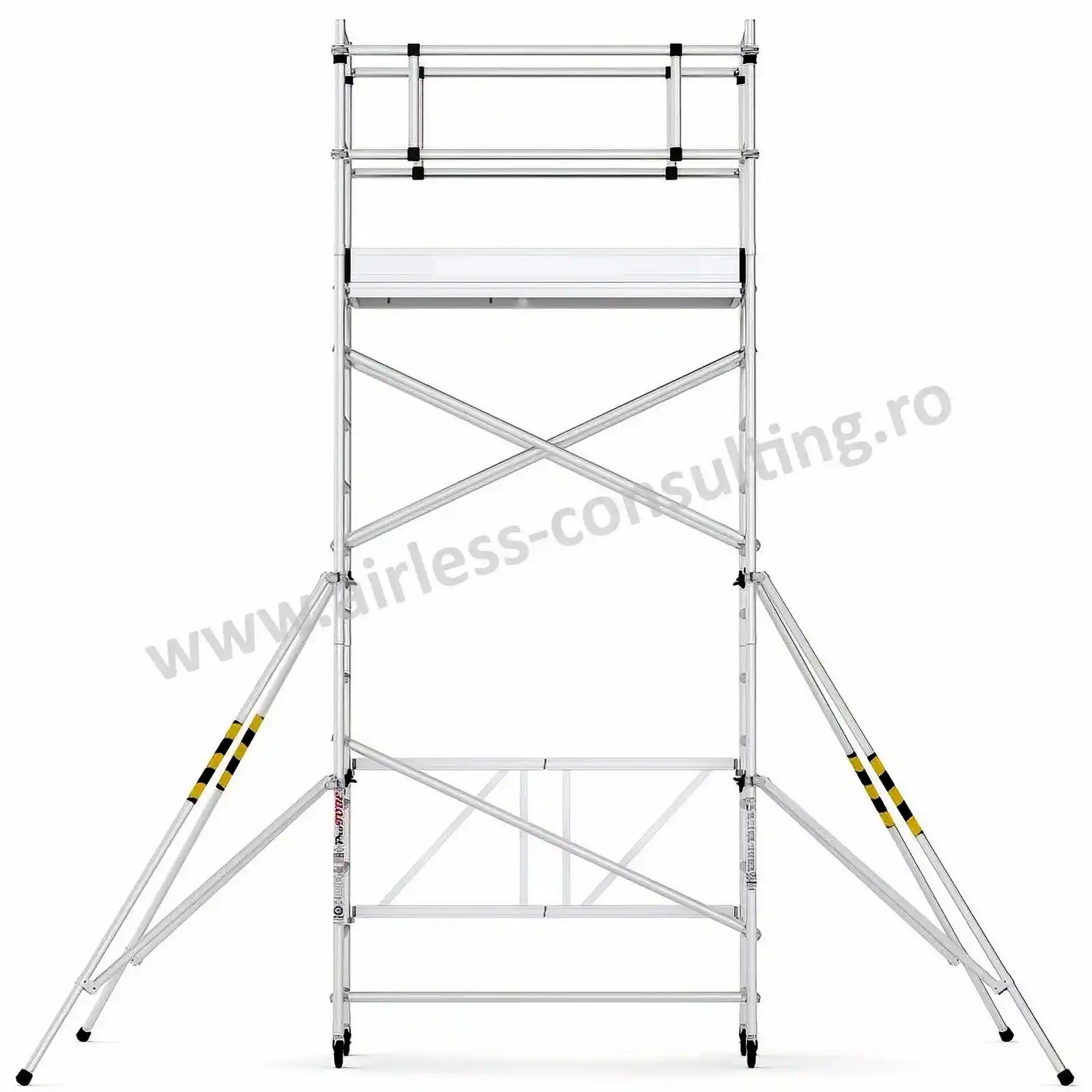 Schela mobila profesionala, aluminiu, ProTUBE F360, Bisonte, inaltime 5.4 m [2]