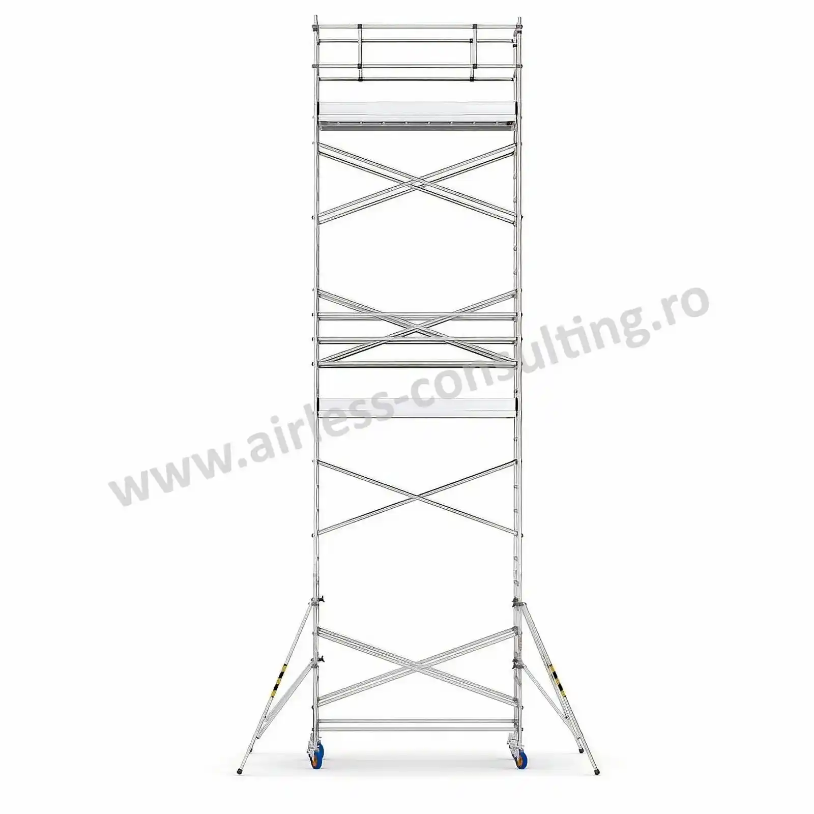 Schela mobila profesionala, aluminiu, ProTUBE L10, Bisonte, inaltime 9.8 m [2]