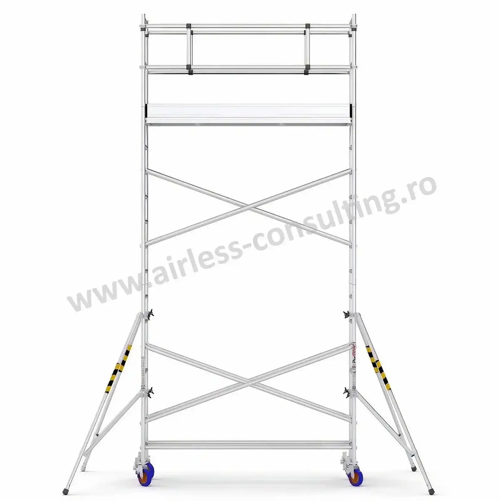 Schela mobila profesionala, aluminiu, ProTUBE S6, Bisonte, inaltime 6.2 m [2]