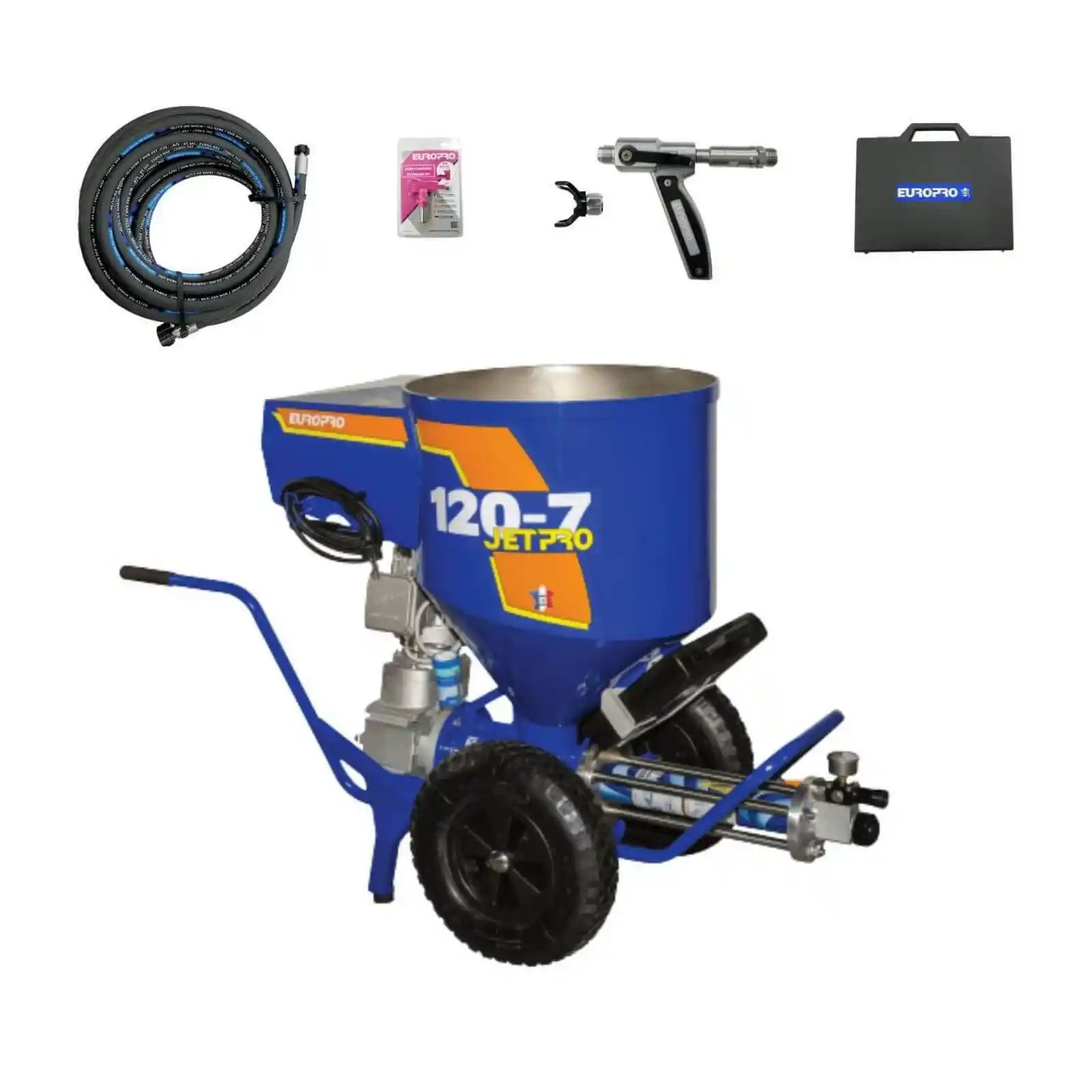 Set pompa de glet si zugravit, Euromair JETPRO 120 7 + Wagner SuperFinish 23 PRO [2]
