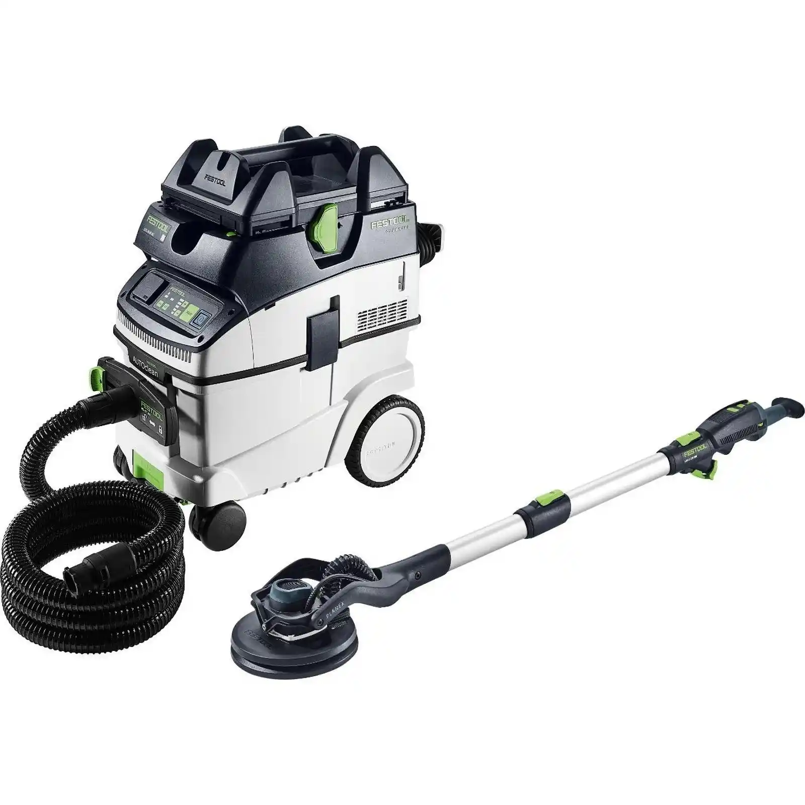 Set slefuitor glet de pereti cu gat lung PLANEX LHS2, 225, EQI si aspirator cu stativ CTL 36. Festool [2]