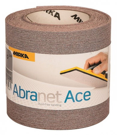 Abrazivi Mirka - Rola abraziva Abranet Ace, 115 mm X 10 m, Grip, PRLL, P120, Mirka
