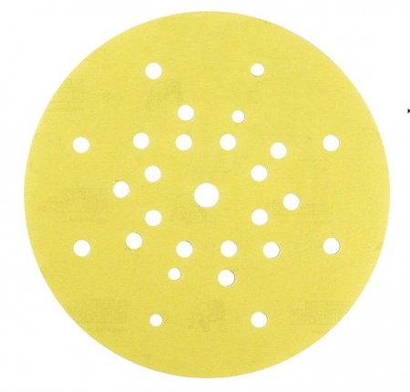 Promotii Mirka - Abraziv galben cu Grip Soft de la Mirka, 225mm, Grip Soft, 27 gauri, P100, 25 bucati/pachet, Mirka